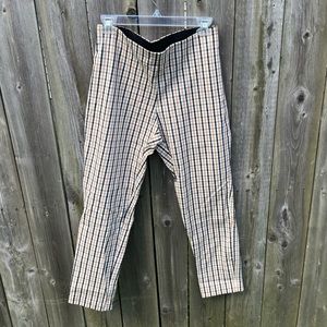 side-zip skinny ankle pants